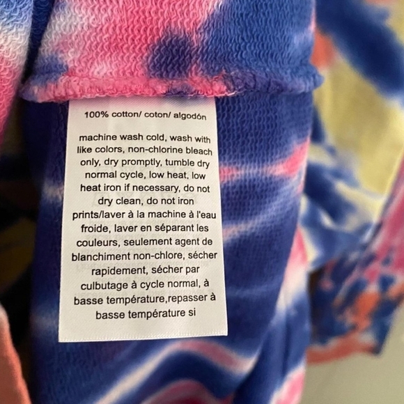 Tommy Hilfiger EUC Small Tie-Dye Long Sleeve Shirt Dress - Picture 2 of 3